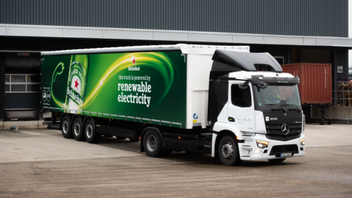 Beer Distribution Truck